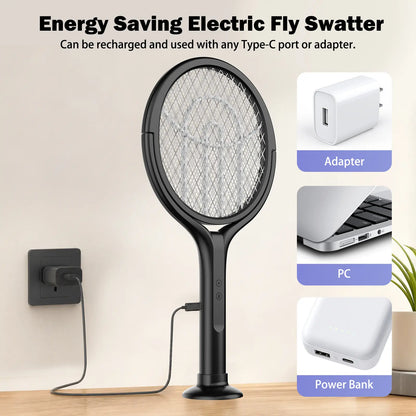 Electric Fly Swatter With Extention
