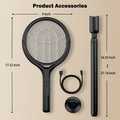 Electric Fly Swatter With Extention